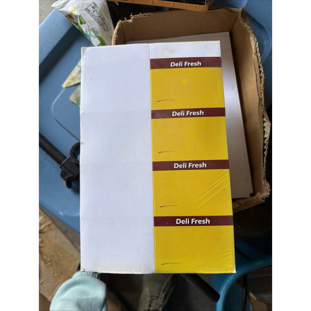 Deli Fresh Food Labels Stickers Sheets Restaurant Deli Packaging New